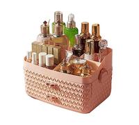 Cosmetic Storage Organizer Makeup Organizer with 2 Drawers for Vanity, Multifunctional Cosmetics Organizers and Storage for Skincare, Brushes, Eyeshadow, Lotions, Lipstick, Nail Polish and Jewelry Cou