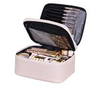 Cosmetic Travel Bag - 23.5x19.5x13cm Professional Makeup Organizer, Durable Waterproof Fabric, Portable Toiletry Case | Lightweight Beauty Kit Holder Compact Gift Option for Women, Artists, Salon