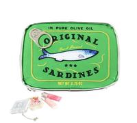 Cosmetics Bag - Canned Sardine Design Travel Pouch | Aesthetic Toiletry Organizer for Skincare, Shampoo, Eye Shadow, Large Capacity Funny Cosmetic Storage Bag, Perfect for Home and Travel Use