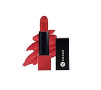 Cosmetics Glide Peptide Serum Lipstick with Hyaluronic Acid & Vitamin E | Velvet Matte Finish | Long Lasting & Pigmented | 1 Swipe Full Coverage | 4.2gm - 04 Cairo Crimson