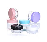 Cosmetics Jar Box Makeup Cream Refillable Bottle Storage Pot Container Round Bottle Portable Plastic Transparent Case 10 15g 20g Durability and attraction