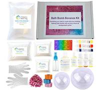 Cosmetics Made Easy Bonanza Bath Bomb Making Kit - Foaming & Glitter - Makes 15 x 100g Fizzes (Fruity Favourites)