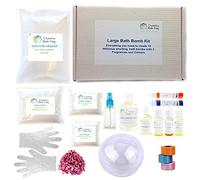 Cosmetics Made Easy Large Bath Bomb Making Kit - Choose Fragrance - Makes 18 x 100g Fizzes (Citrus Zing)
