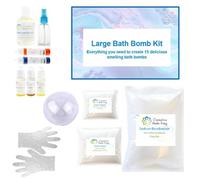 Cosmetics Made Easy Large Bath Bomb Making Kit - Choose Fragrance - Makes 18 x 100g Fizzes (Fruity Favourites)