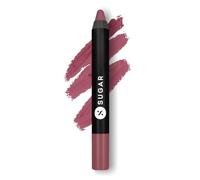 Cosmetics Matte as Hell Crayon Lipsticks for Women | Lasts Up To 8+ Hours | Lip Crayon with Sharpener | 2.8gm - 07 Viola
