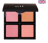 Cosmetics Powder Blush Palette - Four Shades, Long-Lasting Pigment, Light