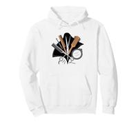 Cosmetology Instructor Distressed Vintage Badge Beauty Pullover Hoodie