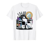 Cosmetology Instructor Leopard Print Beauty Educator T-Shirt