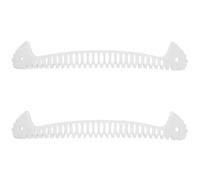 COSMEVIVI 1 Pair Ice Skate Guards - Skate Blade Covers for Hockey and Figure Skater - Stretchable Fit Easy to On/Off | Ice Accessories White