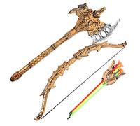 COSMEVIVI 1 Set Cosplay Accessories Set Antique Bronze Armaments for Role Playing Lightweight Portable for Halloween Parties and Imaginative Adventures