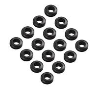 COSMEVIVI 100pcs Rubber Grommet Assortment Wire Tidy Tube White Cable Cover Cable