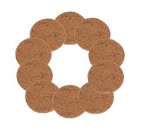 COSMEVIVI 10pcs Bird Nest Pads Round Flowerpot Mat Coconut Fibre Pigeon Nesting Pad