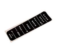 COSMEVIVI 10pcs Black Violin Scale Stickers Learn Violin Fretboard Note Stickers for Beginner Fiddle Finger Guide