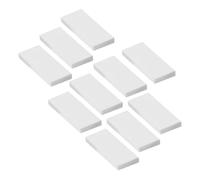 COSMEVIVI 10pcs Bone Nut Blank for Electric Acoustic Classical Guitars Precision-crafted Replacement for Optimal String Action and Intonation