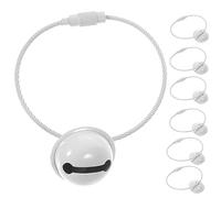 COSMEVIVI 10pcs Cute Bell Keychain Pendant for DIY Wear-Resistant Key Ring Accessories for Bags Backpacks and Keys Fashionable Decorative Supply Lovely Design for and Commemorations