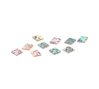 COSMEVIVI 10pcs Guitar Fretboard Markers Square Shape Guitar Markers Versatile Accessories Easy Install Fret