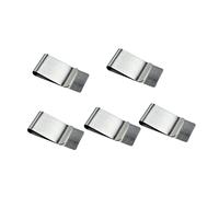 COSMEVIVI 10pcs Slim Money Clips Wallet Stainless Steel Money Clips Cash Paper Holder for Men Women for Bank Credit Business