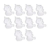 COSMEVIVI 10pcs Small Cookie Boxes Made of Ps with Smooth Surface and Practical Use, for Party and Wedding Favour Packaging in A Festive Joyful