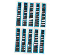 COSMEVIVI 10pcs Violin Scale Stickers Learn Violin Fretboard Note Stickers Blue Border Fiddle Finger Guide for Beginner