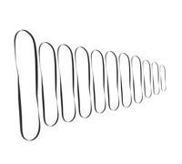 COSMEVIVI 11pcs Vinyl Machine Belt Record Player Drive Belt Replacement for Phonograph Rubber Easy to Install