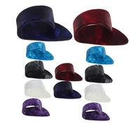 COSMEVIVI 12pcs Acoustic Guitar Banjo Ukulele Harp Flat Guitar Picks Celluloid Thumb Picks for Musicians