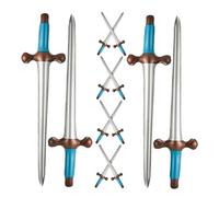 COSMEVIVI 12pcs Inflatable Pirate Boys and Girls Pirate Accessories Balloon Swords for Performance