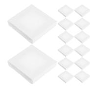 COSMEVIVI 14pcs Small Canvas: 5x5cm Mini Frame Small Canvas for Painting - Decorative Mini Picture Frame for Tabletop Easel Art Exhibition Classroom Event