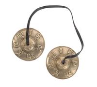 COSMEVIVI 1pair Tibetan Tingsha Cymbals Bells for Meditation and Yoga Traditional Nepalese Percussion Instrument with Cultural Significance for Mindfulness and Sound Healing