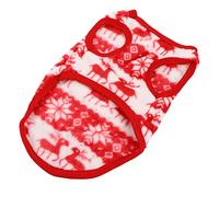 COSMEVIVI 1pc Cozy and Stylish Pet Costume for Dogs and Cats Christmas Themed Warm Fleece Dress for Parties for Winter Celebrations