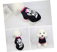 COSMEVIVI 1pc Creative Halloween Themed Dog Costume for Pets Funny Cartoon Print Shirt for Parties and Christmas Breathable Design for Daily Wear and Outdoor Activities