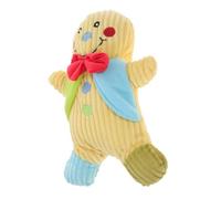 COSMEVIVI 1pc Gingerbread Man Plush Pet Toy Christmas Squeaky Chew Toy for Dogs Fun Interactive Design Engaging Holiday Pet Plaything Random Style
