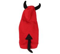 COSMEVIVI 1pc Halloween Devil Pet Clothes for Dogs and Cats Cozy Costume Adorable Pet Supplies for Special Occasions and Fast Dry Design
