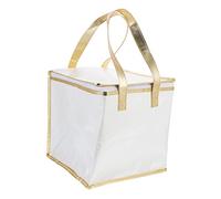 COSMEVIVI 1pc Insulated Cooler Bag Cool Bag for Meal Prep Pizza Storage Pouch Food Storage Pouch Zipper Sturdy Portable