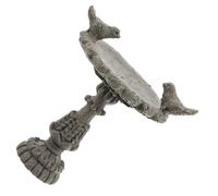 COSMEVIVI 1PC Mini Bird Pool Ornament Garden Decoration for Miniature House Supplies Design with Elegant Details for Fairy Garden Decor Khaki Color