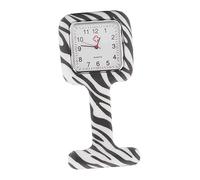 COSMEVIVI 1pc Square Silicone Pocket Watch Safe Design for Doctors and Numbers for Hospital Use