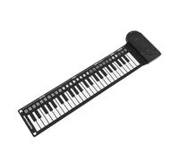 COSMEVIVI 1set Portable Key Hand Piano with Built Speaker Lightweight Folding Keyboard for Beginners Space-saving Design Safe for Music Education