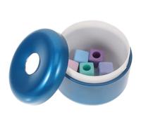 COSMEVIVI 1set Portable Parrot Toys Set Interactive Bird Training Jar Toy with Blocks for Parakeets and Birds Stimulates Curiosity Improves Mental Health Easy to Install Design