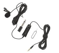 COSMEVIVI 1set Professional Lavalier Microphone for Phones Tablets Clip Condenser Mic High Sensitivity Design for Video Recording Interviews