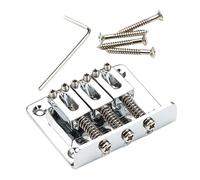 COSMEVIVI 1set String Guitar Saddle Bridge Replacement Bridge for Electric Guitar Lightweight Design Easy to Install Suitable for Various Models