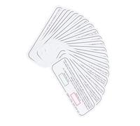 COSMEVIVI 20 Pack Uvc-Uva Test Cards UV Wavelength Indicator Cards Made of Sturdy PVC Simple Operation for Laboratory and Industrial Light Testing