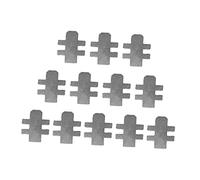 COSMEVIVI 20pcs Birdcage Gate Latches Heavy Duty Iron Buckle for Rabbit Chicken Coop Pet Cage Door Fixing
