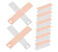 COSMEVIVI 20pcs Copper and Zinc Anode Set for DIY Fruit Battery Projects for Interactive Science Education Creative Experiments and Electroplating for DIY Enthusiasts