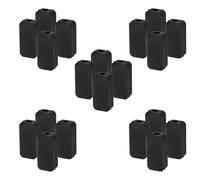 COSMEVIVI 20pcs Electrical Project Case: Black Plastic Usb Power Junction Box For Easy Installation For Desktops And Bedside Tables Efficient Cable Management
