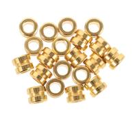 COSMEVIVI 20pcs Metal Guitar String Beads for Folk Guitar Replacement String Beads Refitting