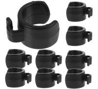 COSMEVIVI 20pcs Plastic Mic Cable Clips for 20mm Stand Tubes, Microphone Cord Holders with Clamp Design, Cable Organizer for Live Sound and Stage Use