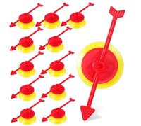 COSMEVIVI 25 Pcs Plastic Rotating Game Arrows with Suction Cup Diameter Compact Board Game Pointers for Classroom Teaching Party Accessories Plastic for Travel and Group Play