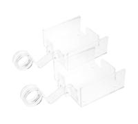 COSMEVIVI 2pcs Acrylic Napkin Holder Modern Tissue Box Organizer for Home Restaurant and Party Use Transparent Design for Tables and Bars Smooth Edges for Safety