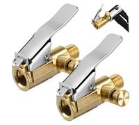 COSMEVIVI 2pcs Air Chuck Tire Inflator Nozzle Quick Connecting for Inflatables Pump for Airbed Car Bike Motorbike