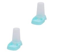 COSMEVIVI 2pcs Automatic Pet Feeder Timed Food Dispenser for Dogs and Cats Sky Easy to Clean Removable Chassis for Busy Stay