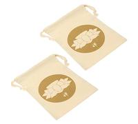 COSMEVIVI 2pcs Buddhist Sound Bowl Drawstring Pouch Meditation Bowl Holder Beam Mouth Design Compact for Easy Storage Mindfulness and Zen Practices